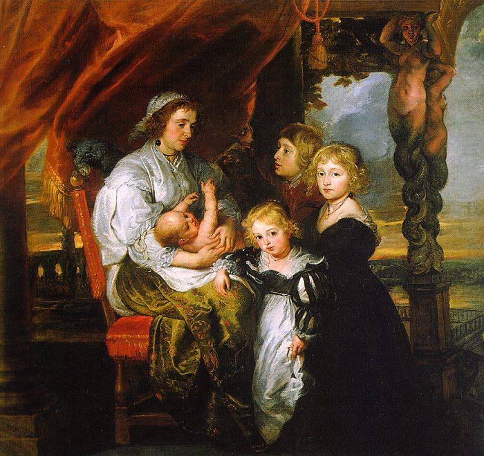 Peter Paul Rubens Deborah Kip and her Children china oil painting image